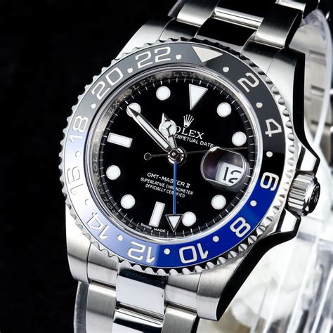 rolex gmt blue black used